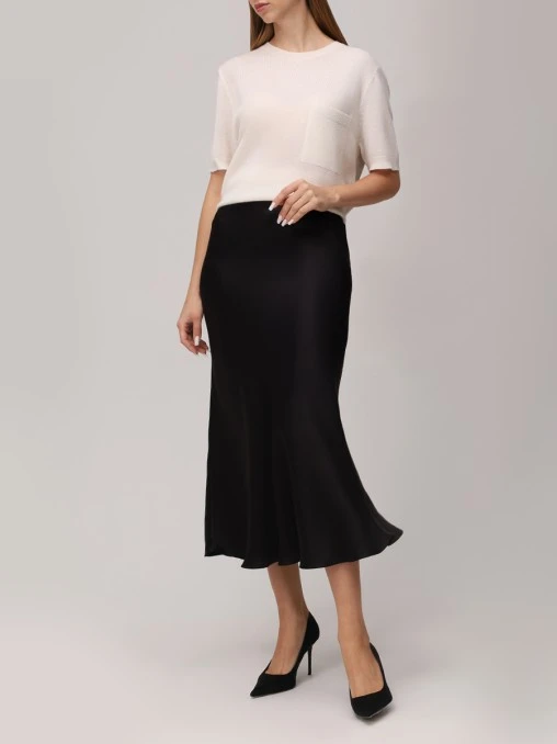 Юбка шелковая LECODE