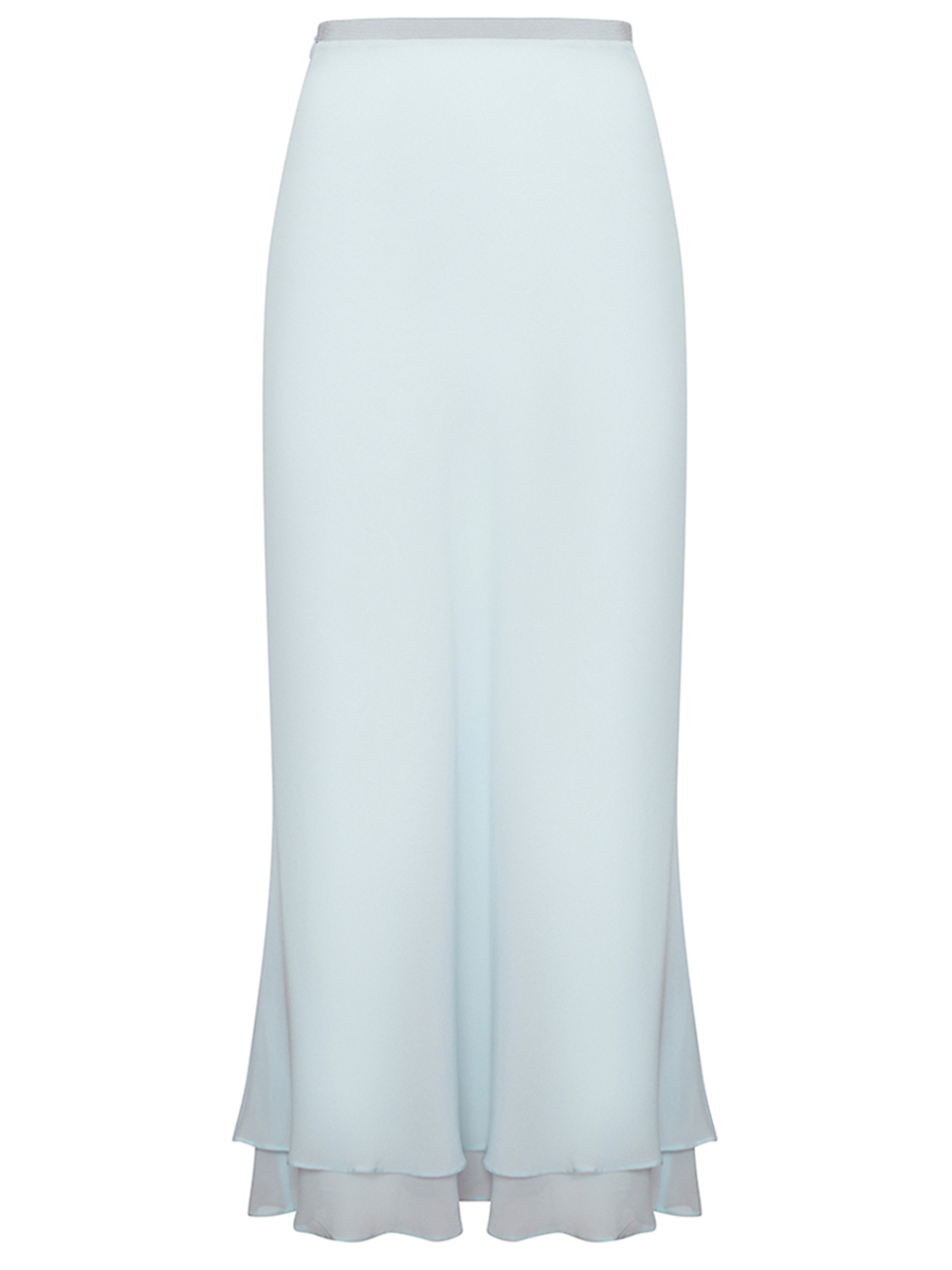 Юбка шифоновая