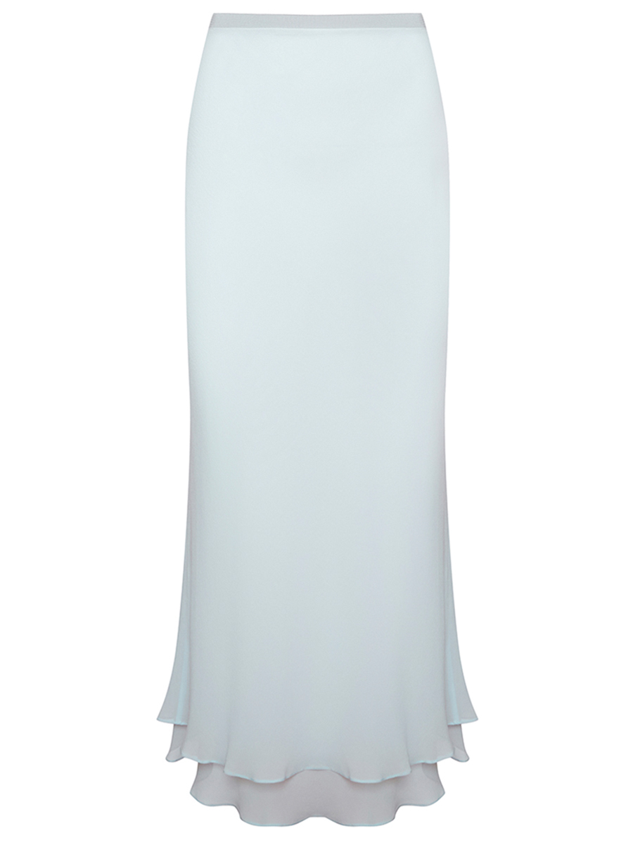 Юбка шифоновая