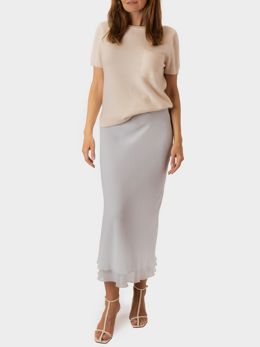 Юбка шифоновая