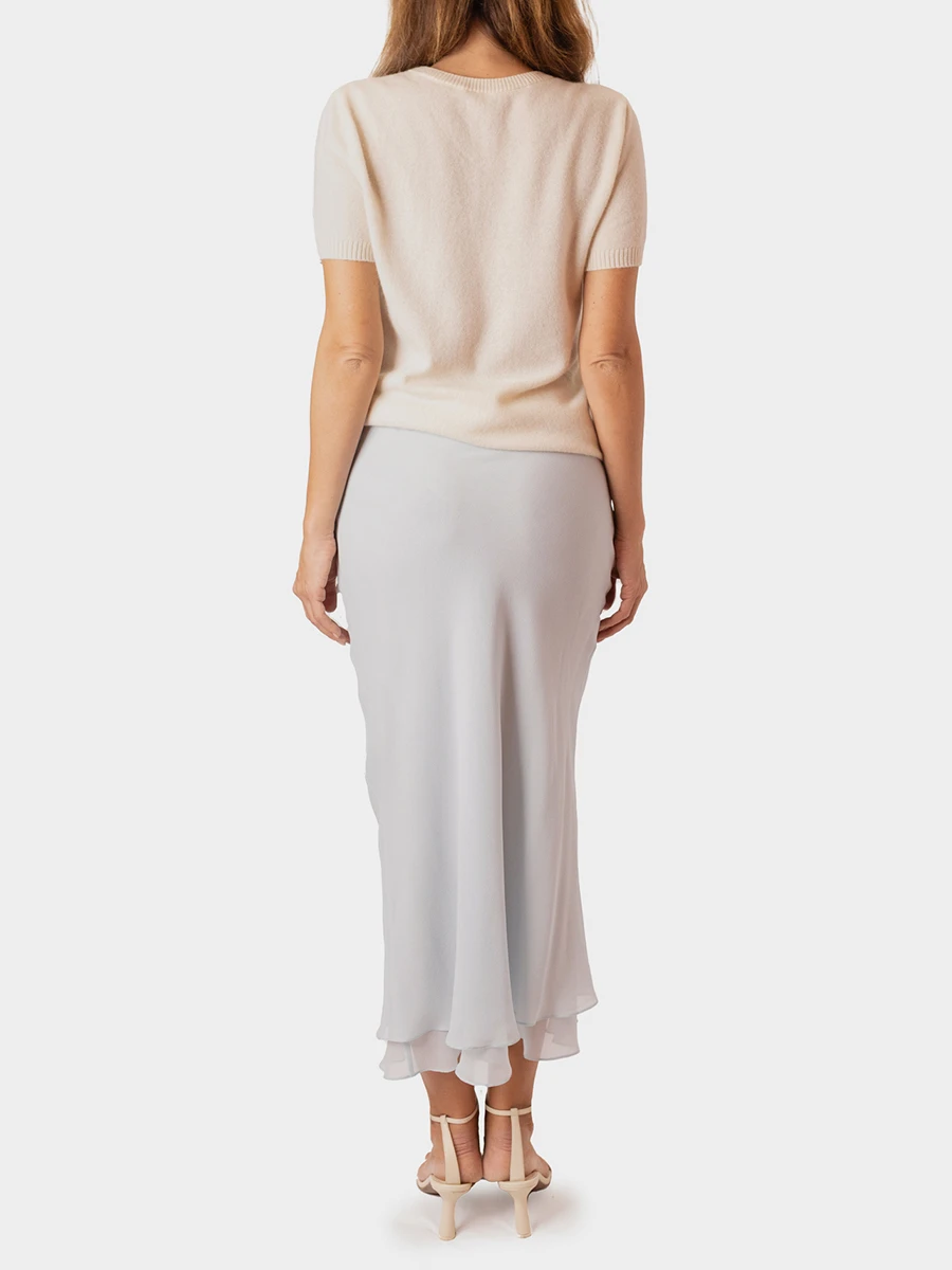 Юбка шифоновая