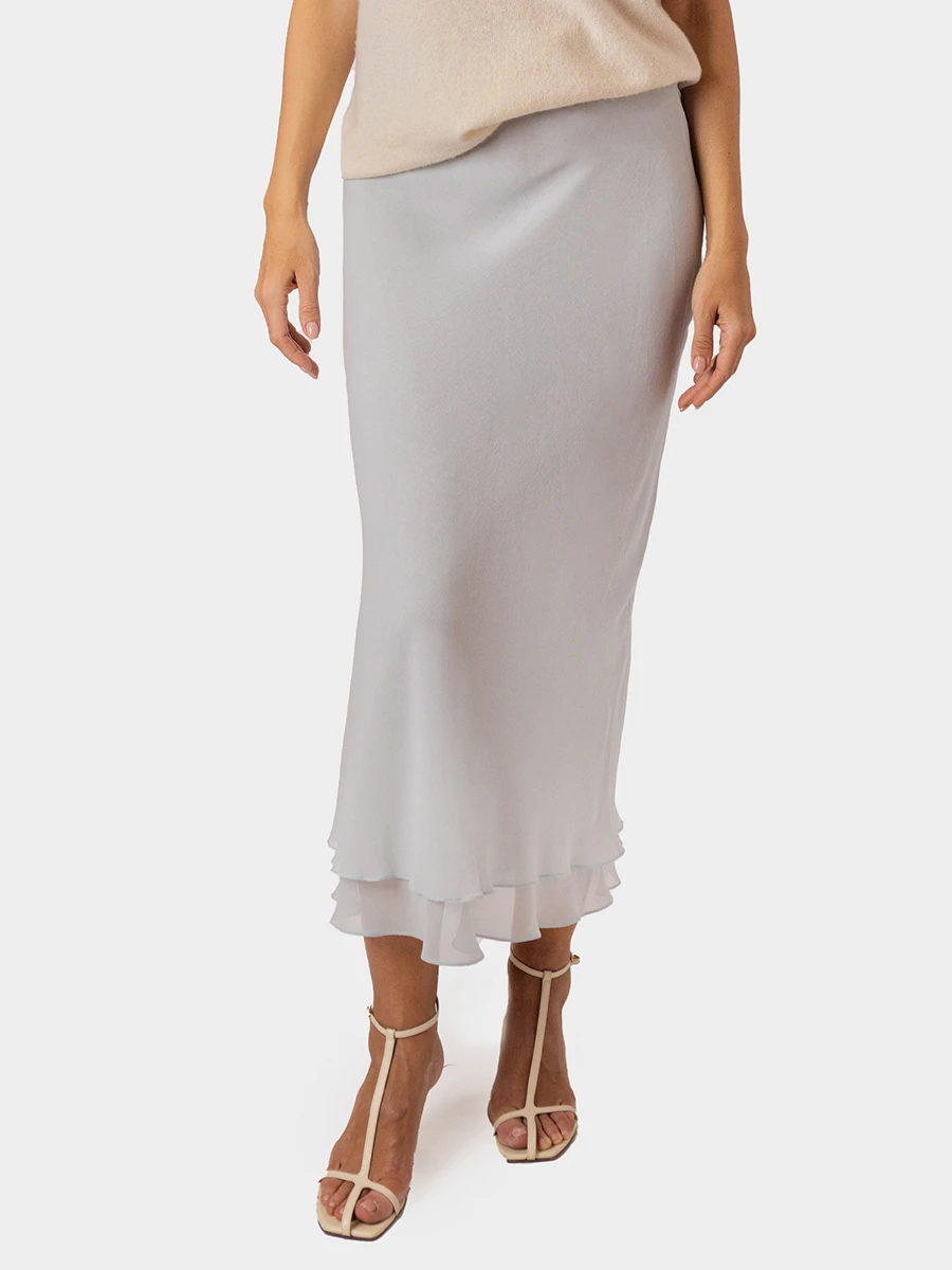 Юбка шифоновая