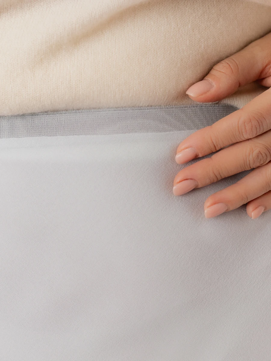 Юбка шифоновая