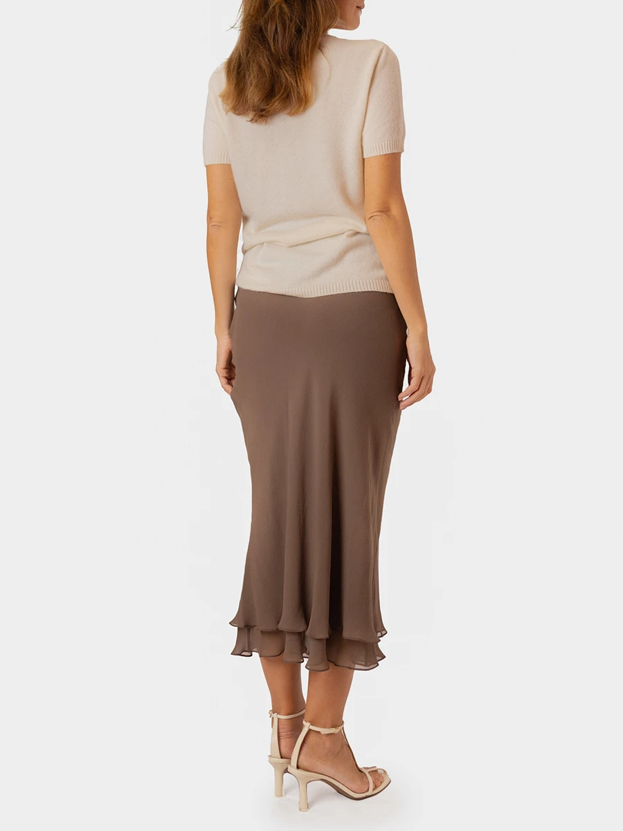 Юбка шифоновая