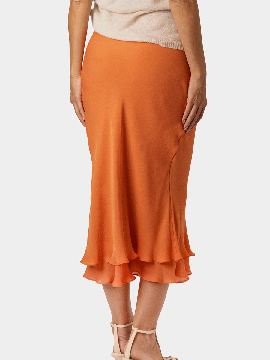 Юбка шифоновая