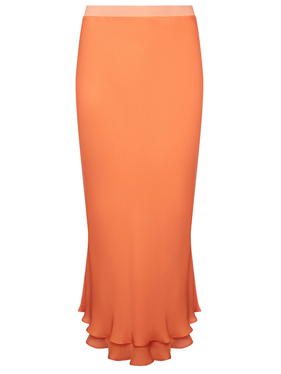 Юбка шифоновая