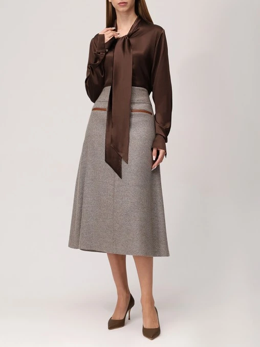 Юбка кашемировая LECODE