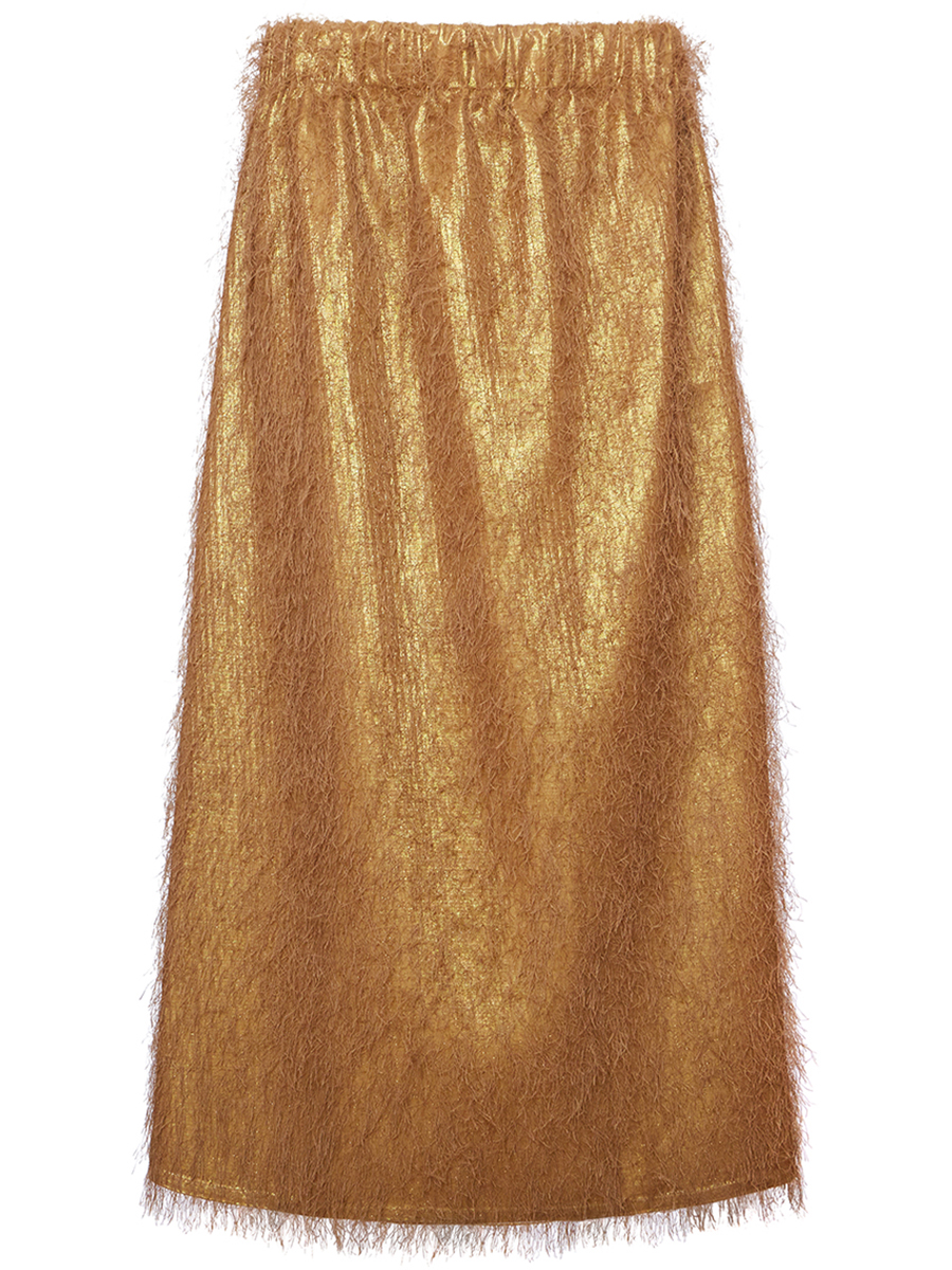 Юбка однотонная