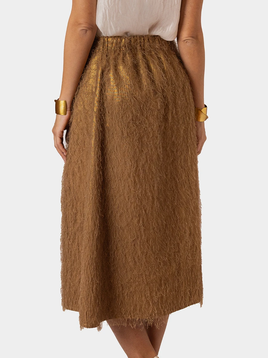 Юбка однотонная