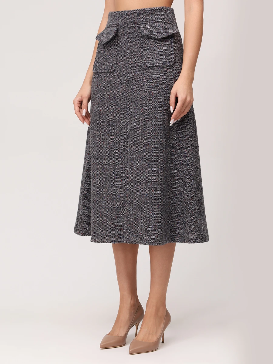 Юбка из шерсти и кашемира