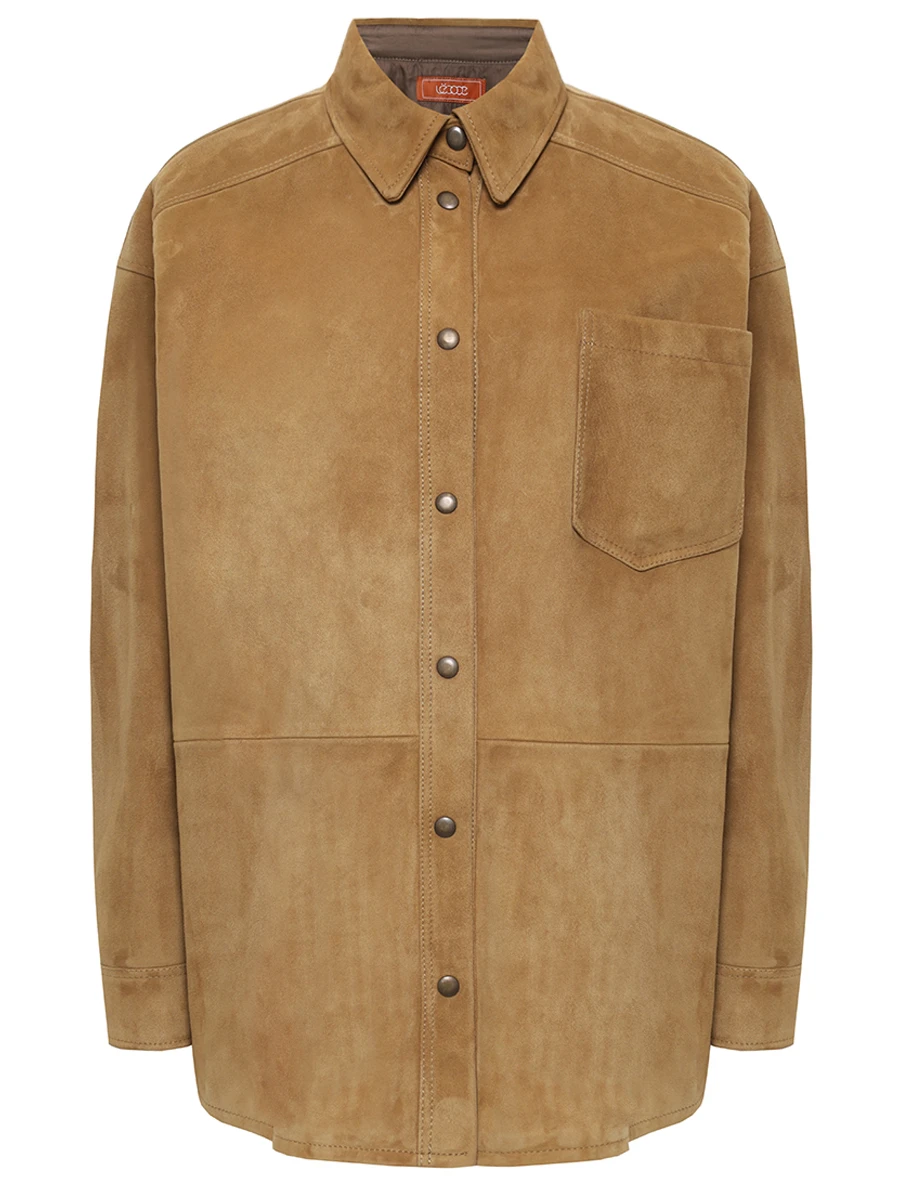 Рубашка замшевая