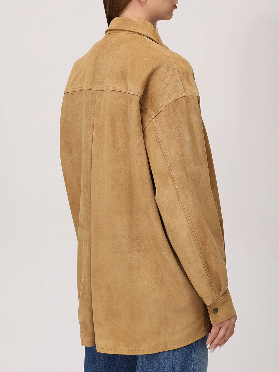 Рубашка замшевая