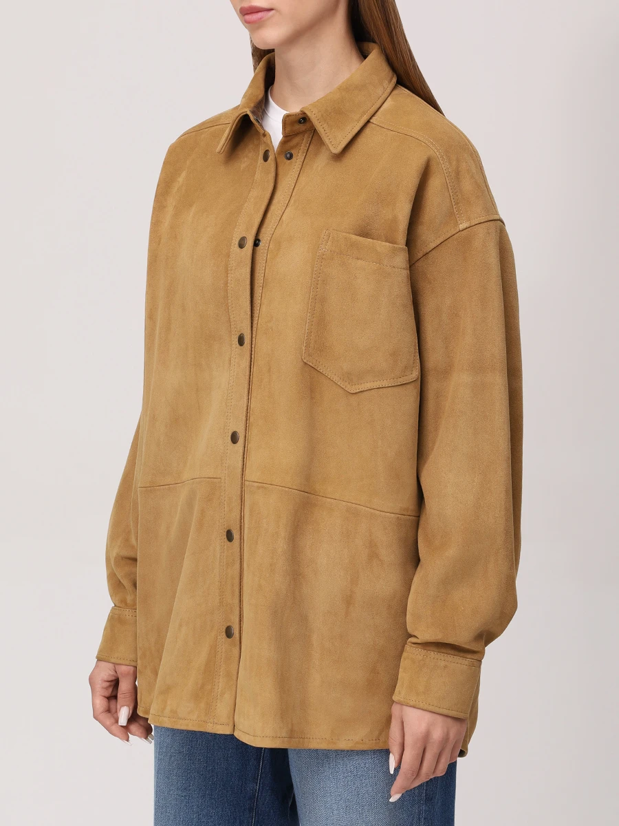 Рубашка замшевая