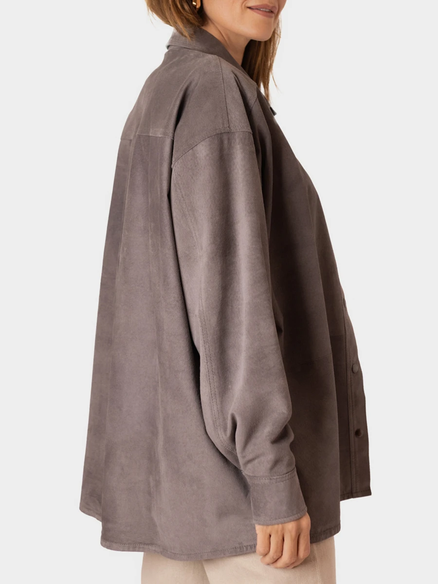 Рубашка замшевая