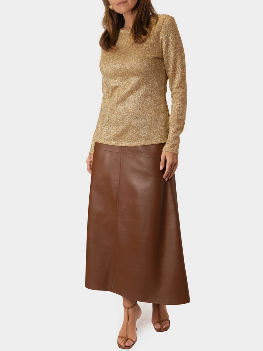 Лонгслив с люрексом