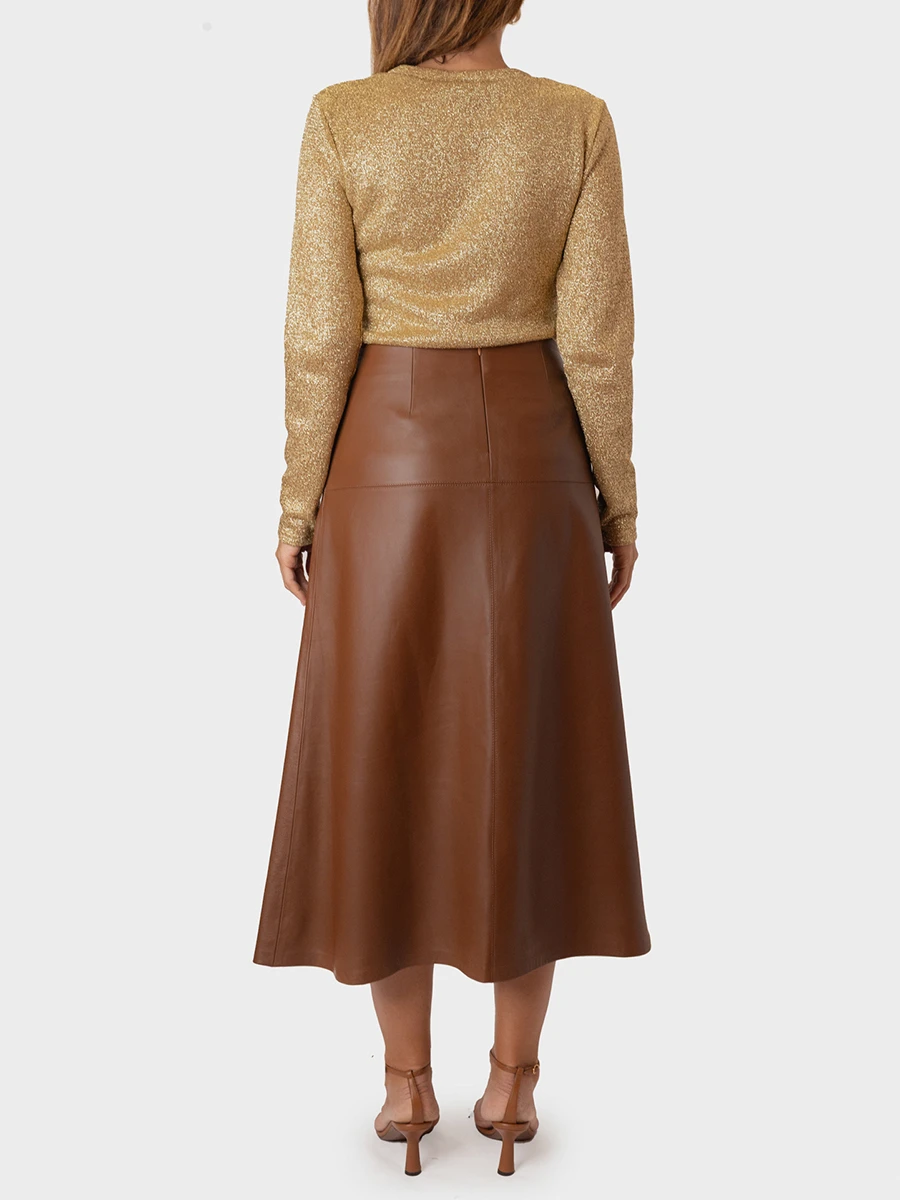 Лонгслив с люрексом