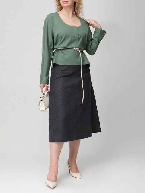 Блуза хлопковая LECODE