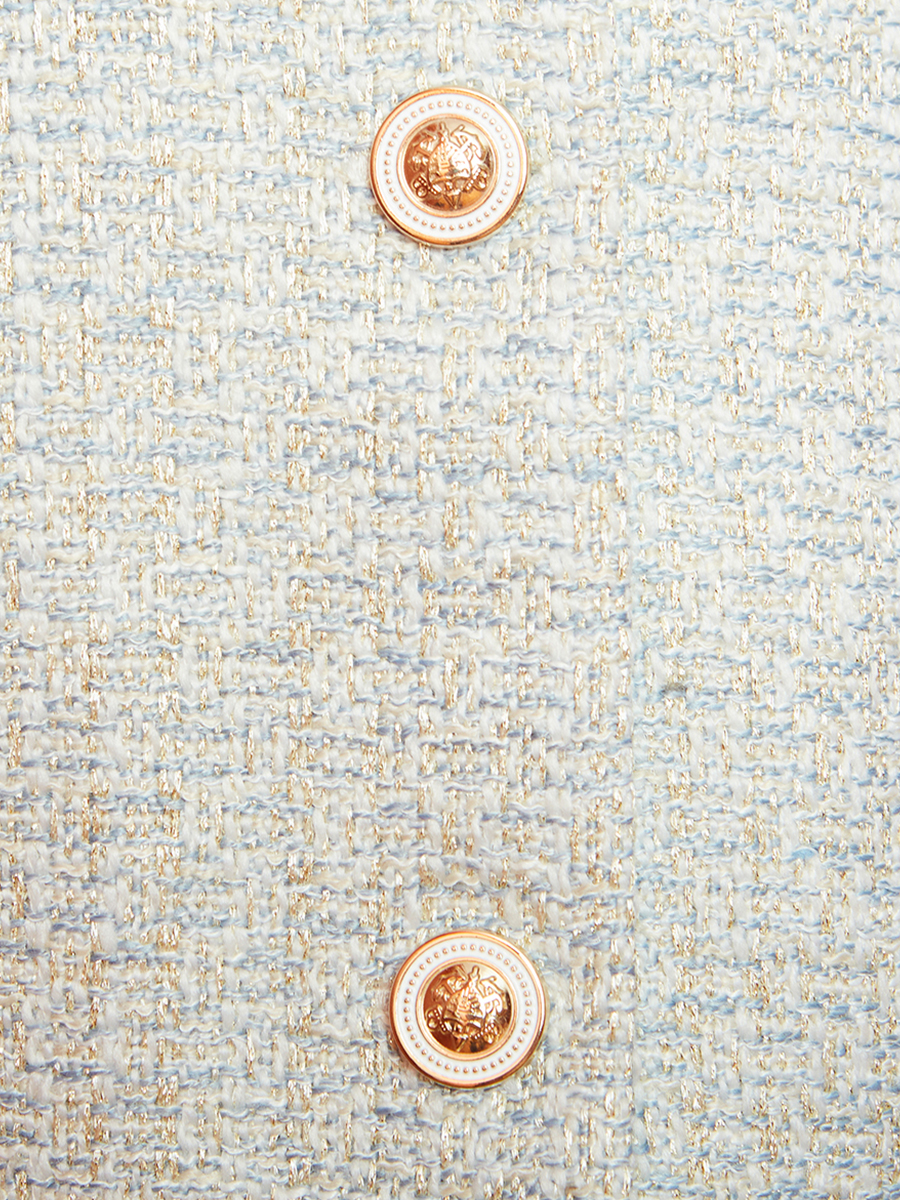 Бомбер твидовый