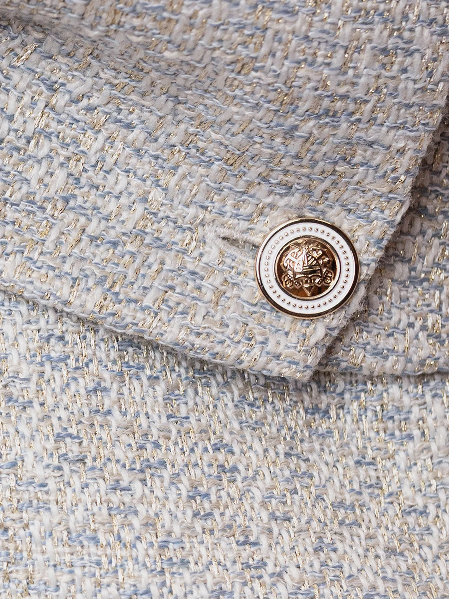 Бомбер твидовый