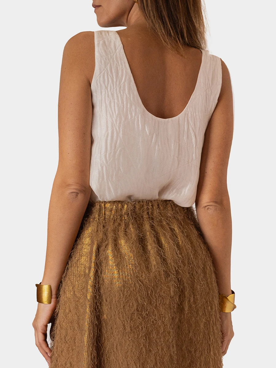 Топ шелковый