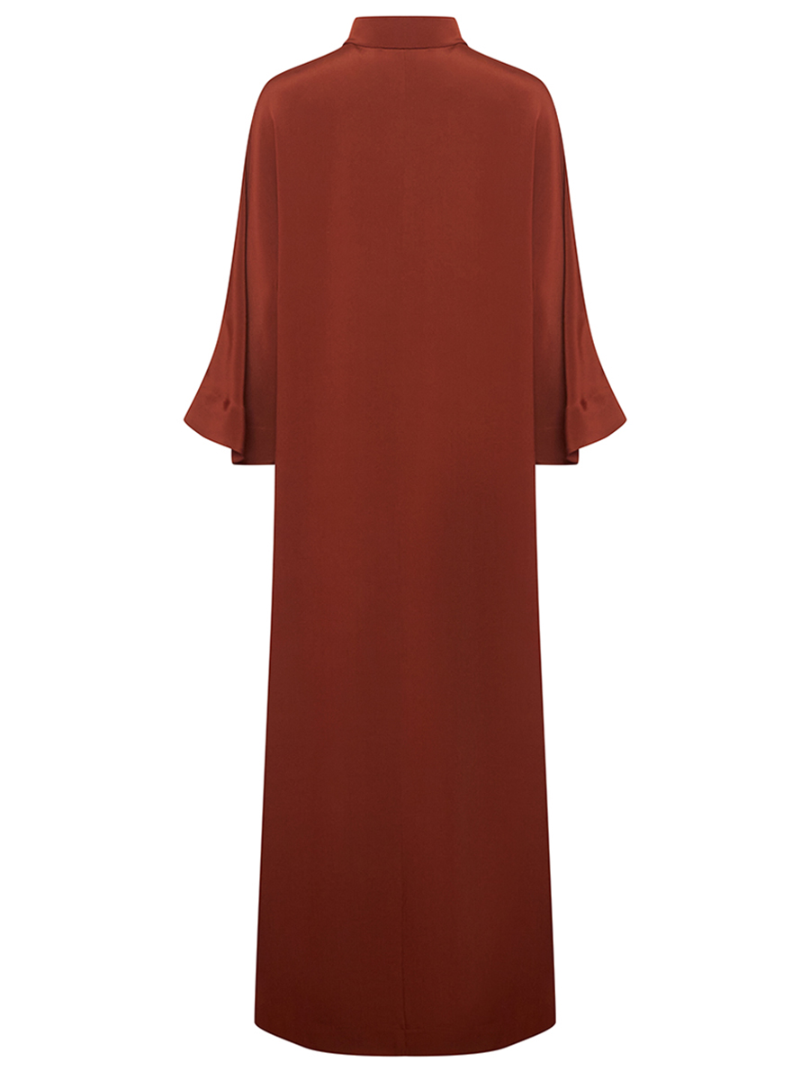 Платье шелковое