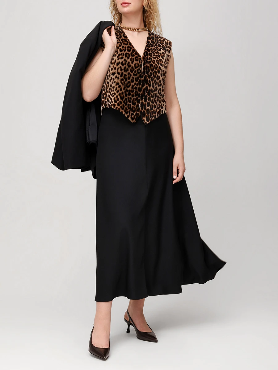 Жилет комбинированный