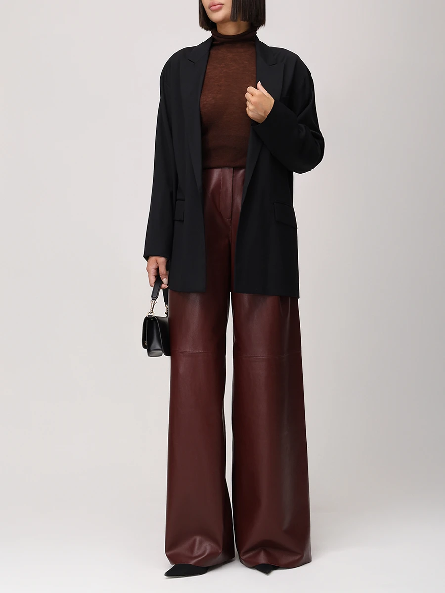 Брюки кожаные