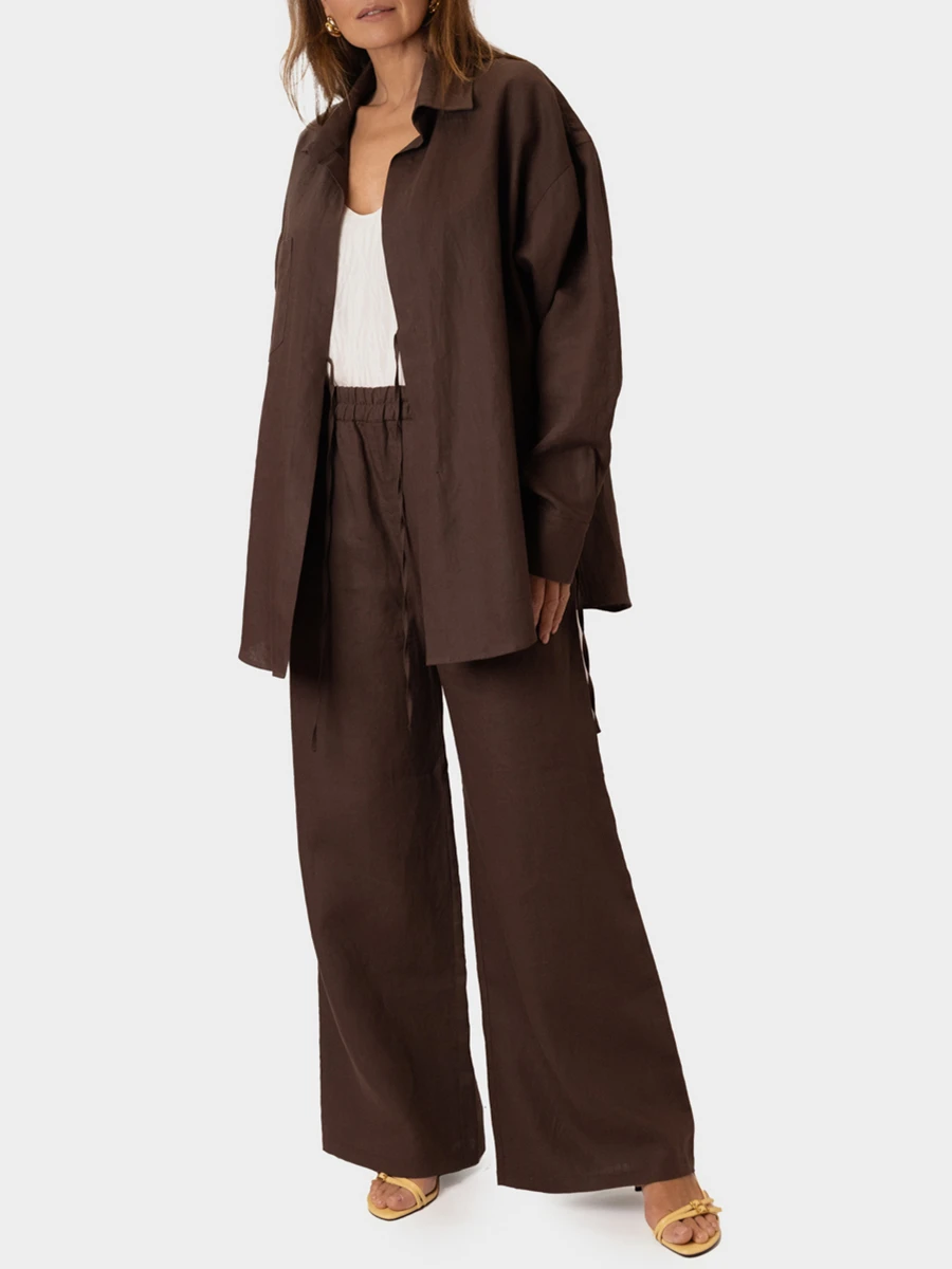 Костюм льняной