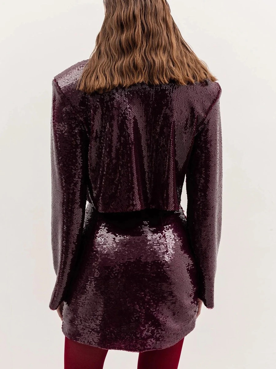 Жакет Жар птица с пайетками