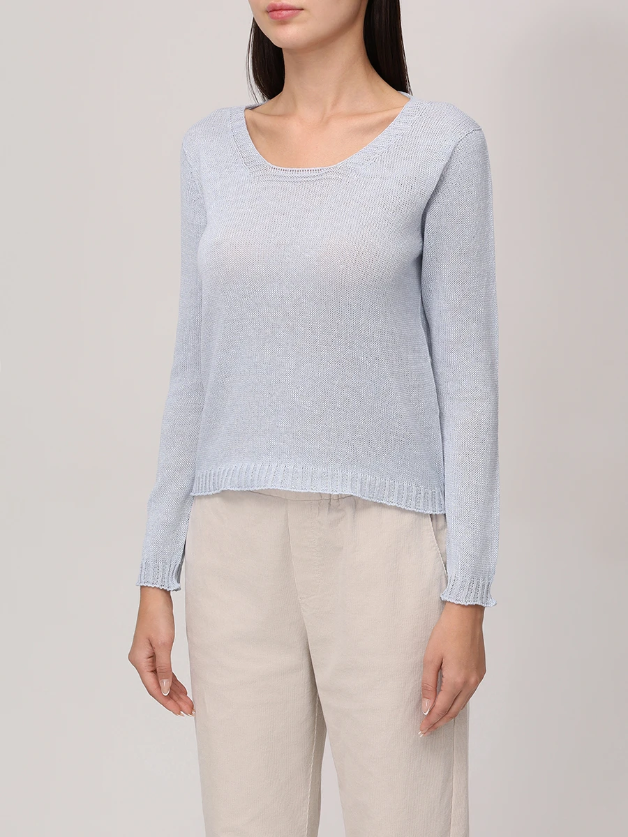 Джемпер из кашемира и льна