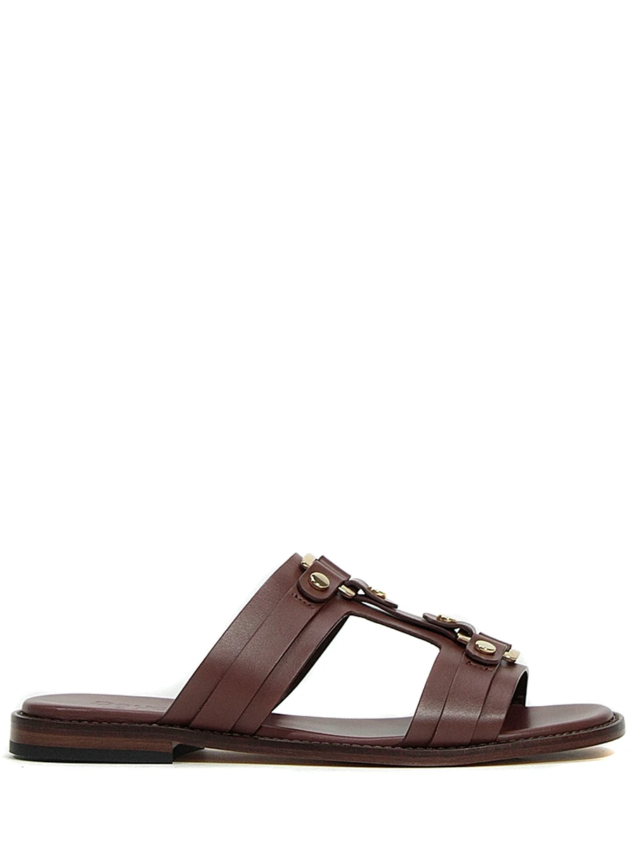 Шлепанцы кожаные