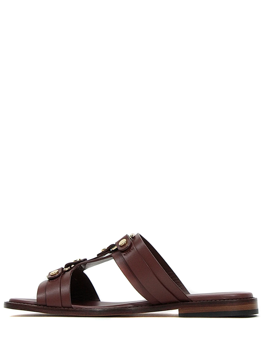 Шлепанцы кожаные