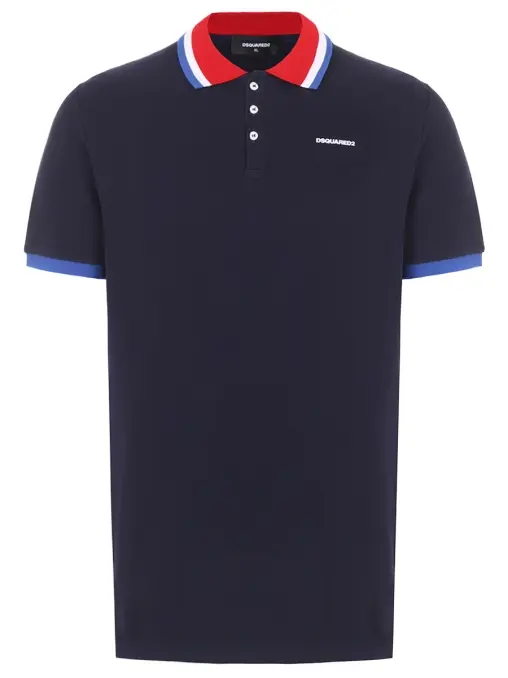 Поло хлопковое DSQUARED2