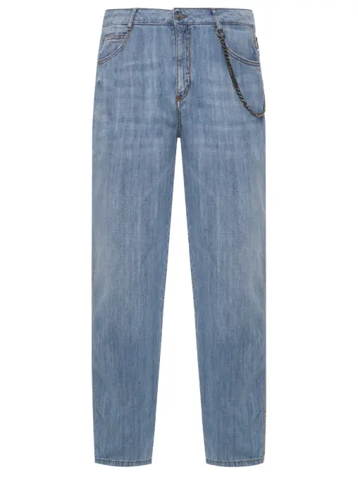 Джинсы хлопковые ERMANNO SCERVINO