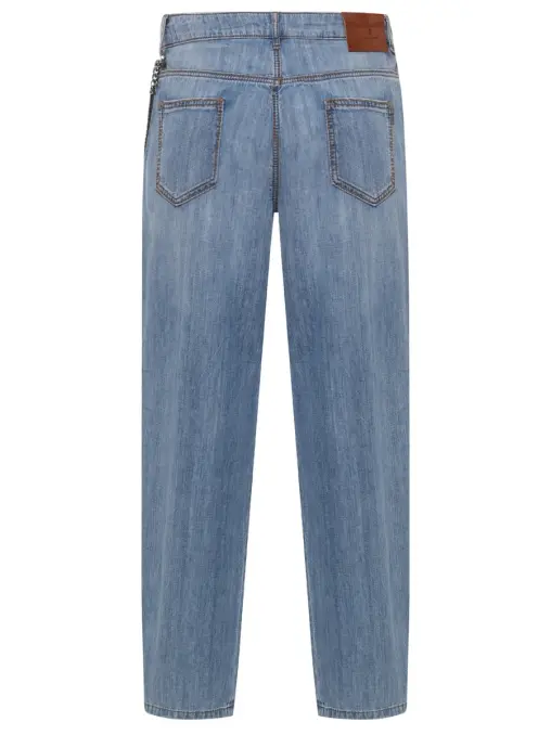 Джинсы хлопковые ERMANNO SCERVINO