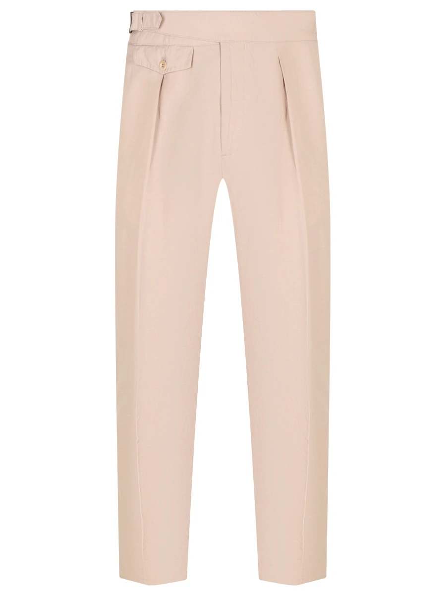 Брюки однотонные