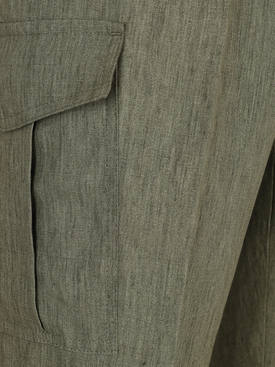 Брюки льняные