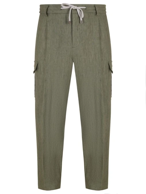 Брюки льняные PESERICO