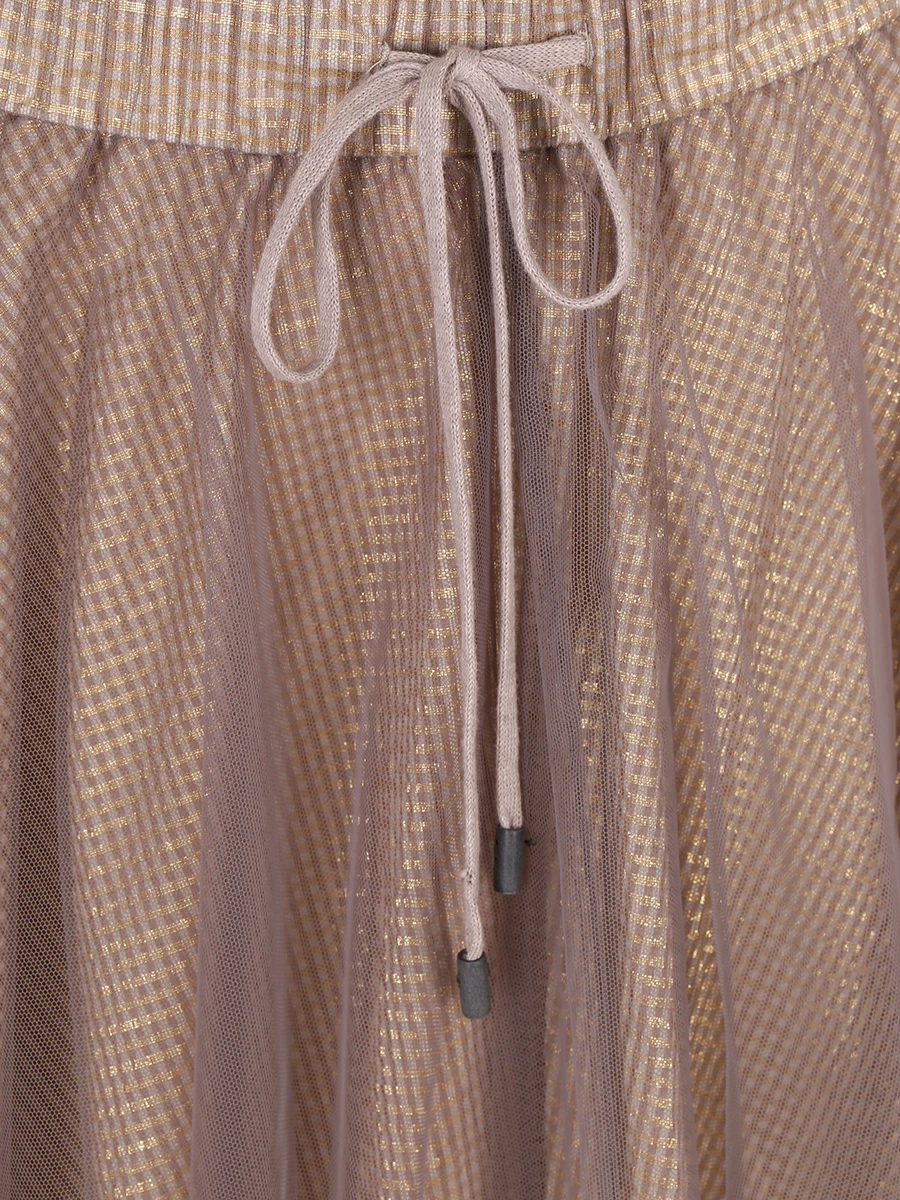 Юбка однотонная