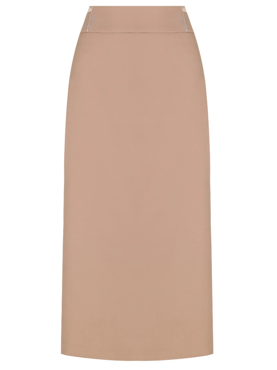 Юбка однотонная