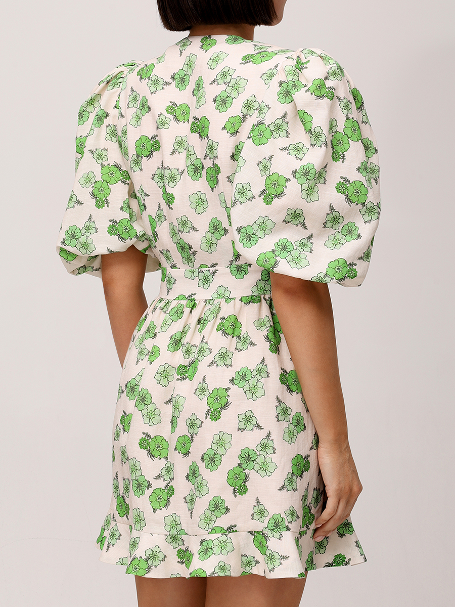 Платье из хлопка и вискозы