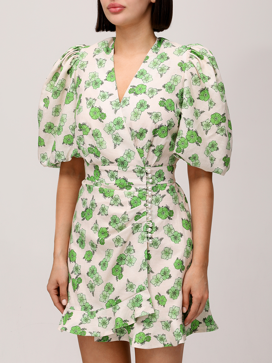 Платье из хлопка и вискозы