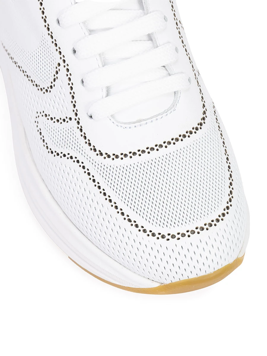 Кроссовки кожаные