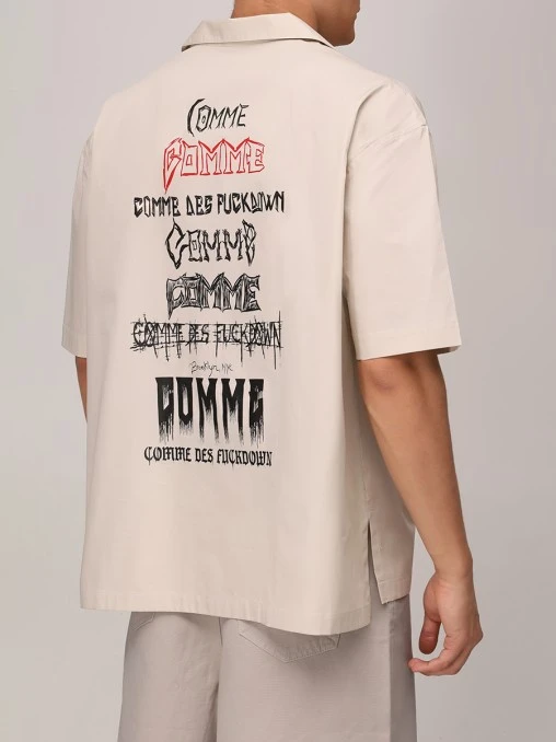 Рубашка хлопковая COMME DES FUCKDOWN