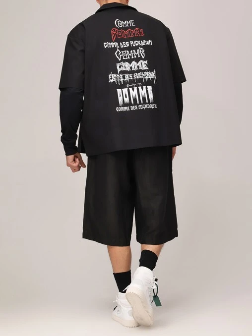 Рубашка хлопковая COMME DES FUCKDOWN