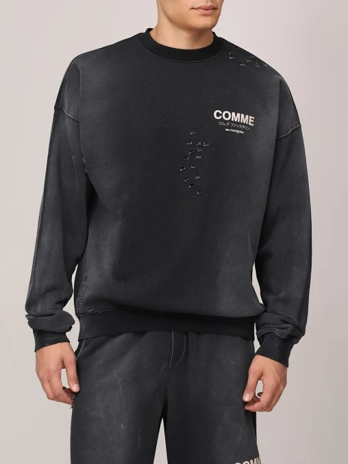 Толстовка хлопковая COMME DES FUCKDOWN