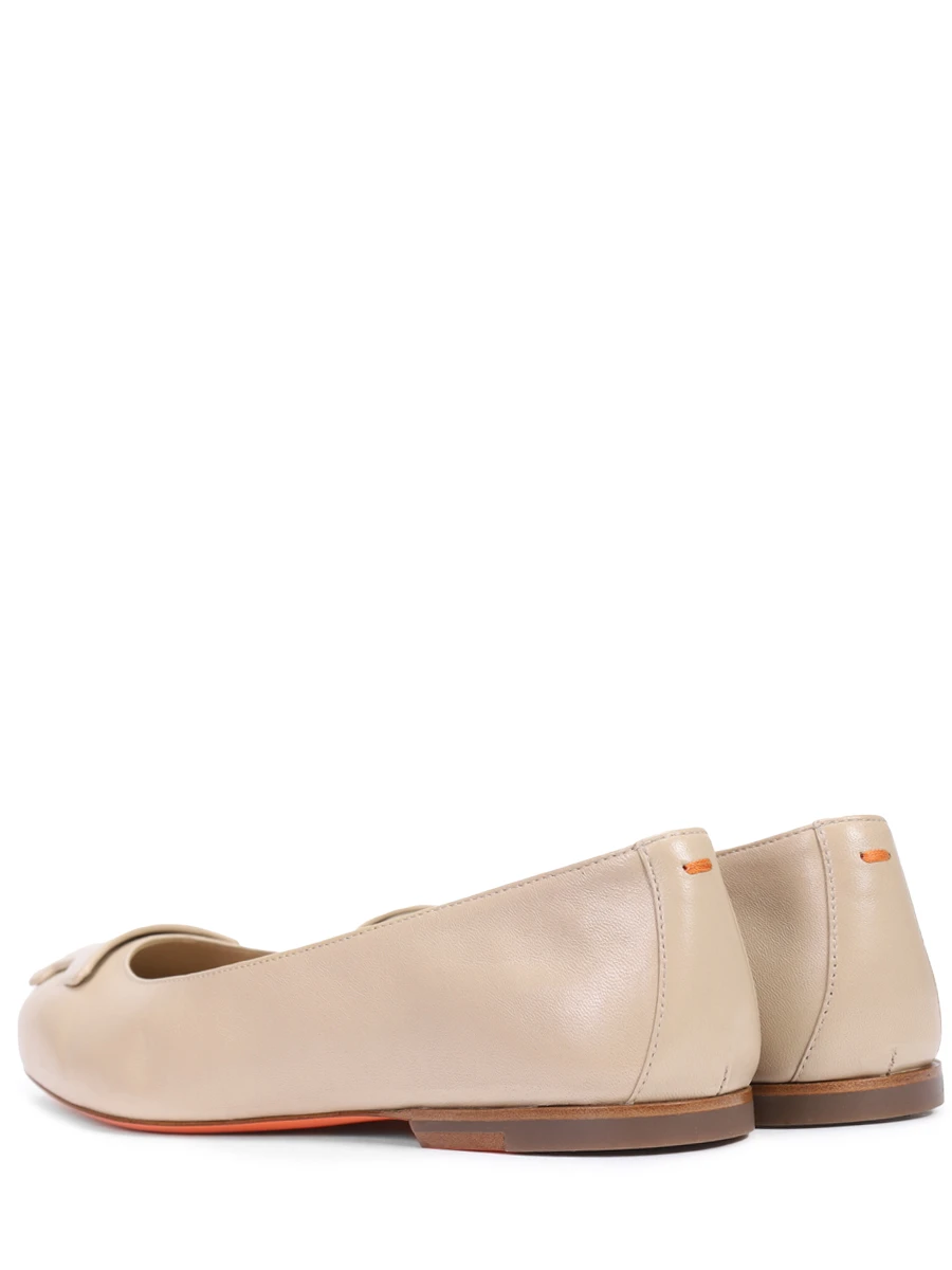 Балетки кожаные