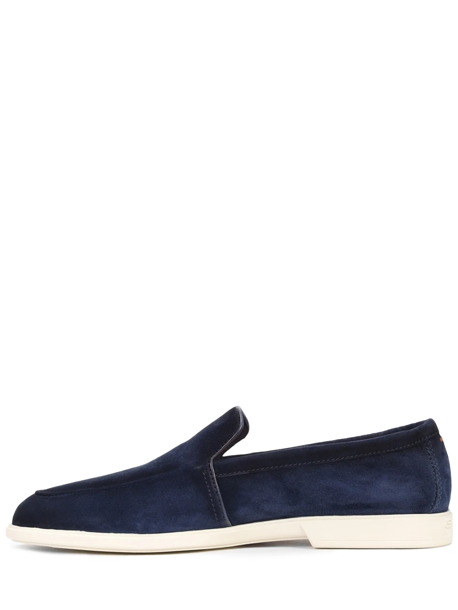 Лоферы замшевые