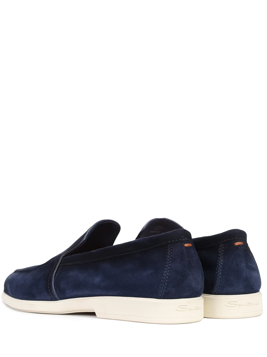 Лоферы замшевые