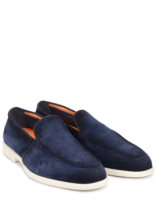 Лоферы замшевые SANTONI